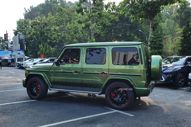 Mercedes-AMG G 63 màu xanh lá của ông Hứa Hà Phương, cựu trưởng đoàn Car Passion.