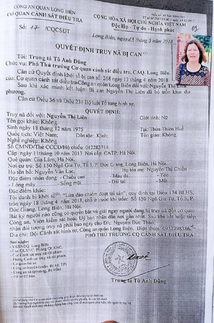 “Nu quai” lua dao chiem doat hang ty dong roi bo tron