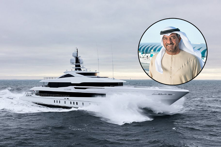  Lusine của CEO Emirates- một trong những du thuyền sang trọng lớn nhất xuất hiện tại Monaco Yacht Show 2022. Hiện nó thuộc sở hữu của Sheikh Ahmed bin Saeed Al Maktoum, chính trị gia nổi tiếng ở UAE và là CEO của Tập đoàn hàng không và du lịch Emirates.