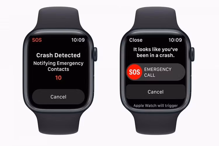 iPhone 14 va Apple Watch moi se tu goi cap cuu khi tai nan oto