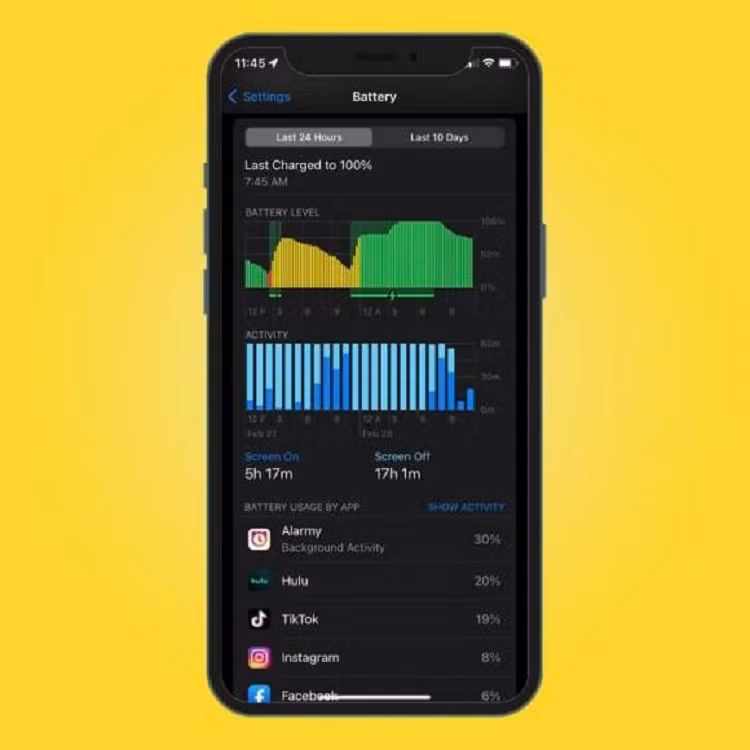 Tổng hợp 15 cách tiết kiệm pin trên điện thoại iPhone bạn nên biết - Hình 11 Tong hop 15 cach tiet kiem pin tren dien thoai iPhone ban nen biet-Hinh-11