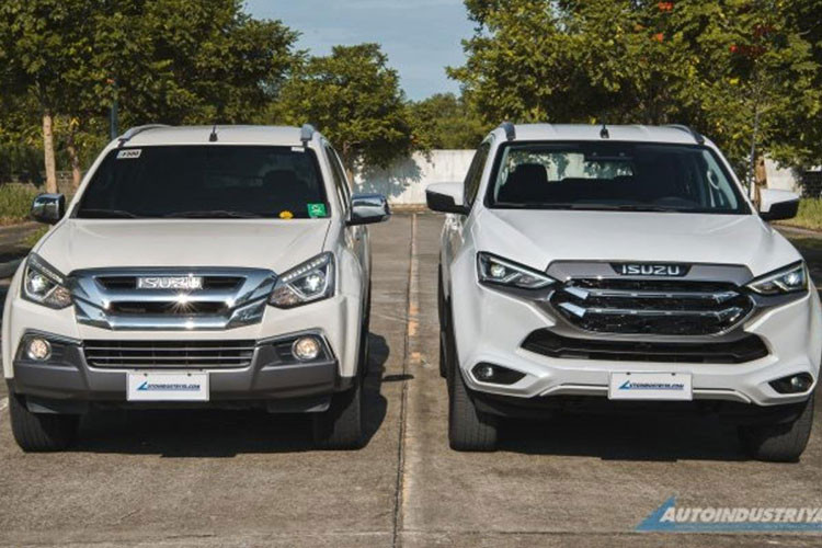 Thiết kế ngoại thất của xe cũng lột xác hiện đại hơn với lưới tản nhiệt và đèn trước kiểu mới, giống với thế hệ mới của mẫu bán tải D-Max. Bên cạnh ảnh chụp đầu xe, một góc nội thất của Isuzu mu-X 2022 xuất hiện tại Việt Nam cũng được hé lộ và giống với xe tại thị trường quốc tế.