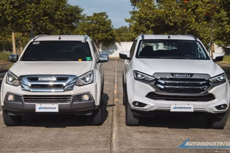 Thiết kế ngoại thất của xe cũng lột xác hiện đại hơn với lưới tản nhiệt và đèn trước kiểu mới, giống với thế hệ mới của mẫu bán tải D-Max. Bên cạnh ảnh chụp đầu xe, một góc nội thất của Isuzu mu-X 2022 xuất hiện tại Việt Nam cũng được hé lộ và giống với xe tại thị trường quốc tế.