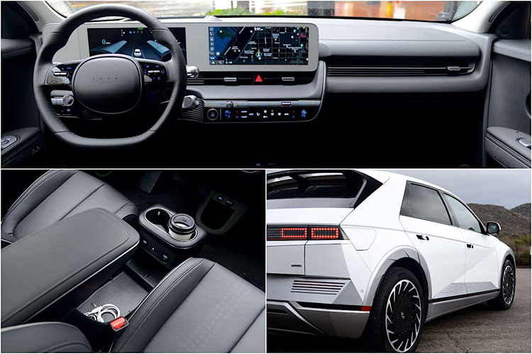 Trong khi đó, hệ thống sạc nhanh DC 350 kW cho phép tăng dung lượng pin từ 10% lên 80% trong đúng 18 phút. Thậm chí, chỉ cần cắm sạc 5 phút, người dùng có thể lái Hyundai Ioniq 5 thêm 100 km nữa. Riêng với hệ thống sạc tại nhà, người dùng sẽ phải chờ 31 tiếng đồng hồ mới có thể sạc đầy pin.