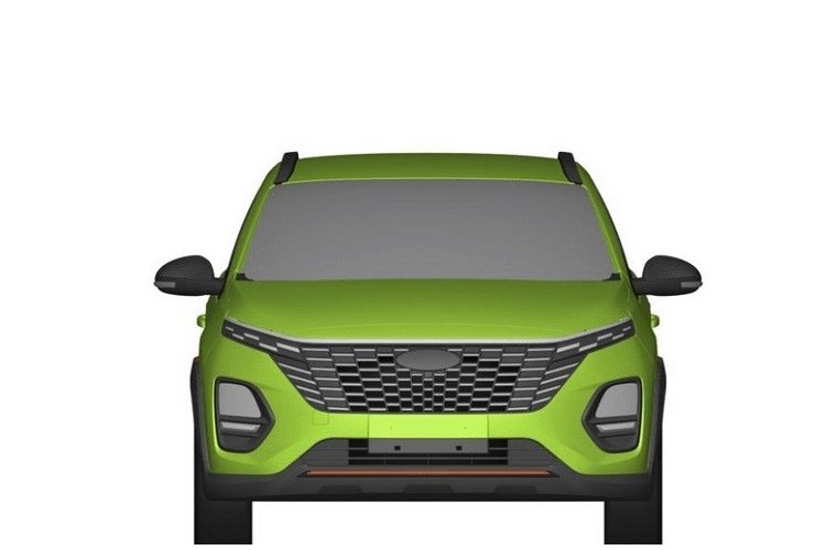 Sự thay đổi của mẫu xe SUV Chery Tiggo 3x mới được thể hiện rõ nhất ở khu vực đầu xe. Tại đây, chúng ta có thể bắt gặp lưới tản nhiệt hình thang ngược cỡ lớn với những mắt lưới mạ crôm đa điểm. Thêm vào đó là hệ thống đèn 2 tầng vốn khá phổ biến trong làng xe thế giới hiện nay. Dải đèn LED định vị ban ngày dự kiến sẽ nằm trên và nối liền với lưới tản nhiệt. Trong khi đó, cụm đèn pha chính nằm bên dưới, ở hai góc của đầu xe.