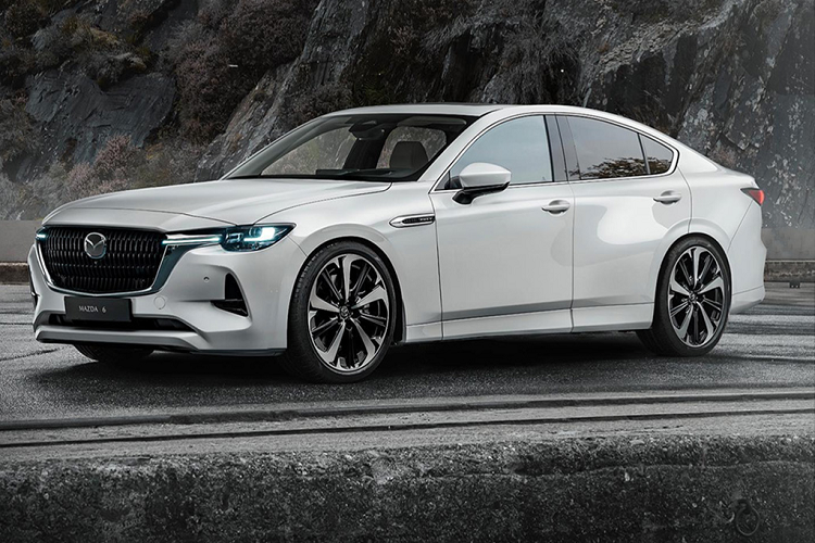 Ngay sau khi Mazda công bố những hình ảnh đầu tiên của CX-60, đơn vị thiết kế Sugar Design cũng đã nhanh tay dựng lên thiết kế của mẫu sedan hạng D Mazda6 2023 mới. Xe sở hữu nét thiết kế tương đồng với các mẫu xe đàn anh Mazda MX-30, CX-50 và CX-60 mới lộ diện gần đây.