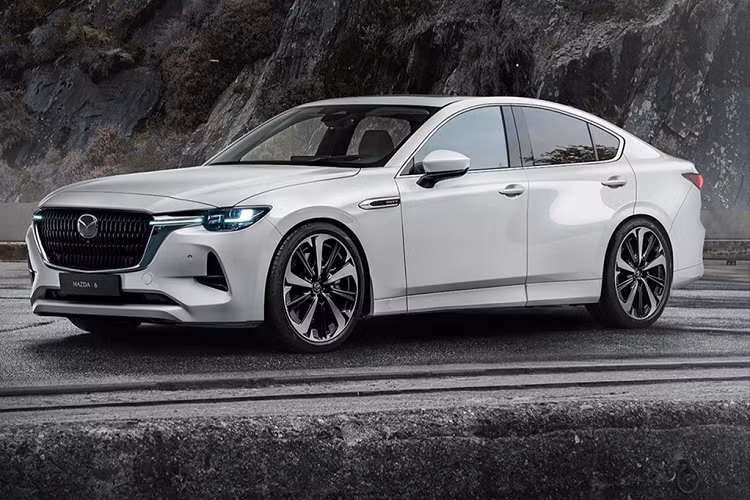 Ngay sau khi Mazda công bố những hình ảnh đầu tiên của CX-60, đơn vị thiết kế Sugar Design cũng đã nhanh tay dựng lên thiết kế của mẫu sedan hạng D Mazda6 2023 mới. Xe sở hữu nét thiết kế tương đồng với các mẫu xe đàn anh Mazda MX-30, CX-50 và CX-60 mới lộ diện gần đây.