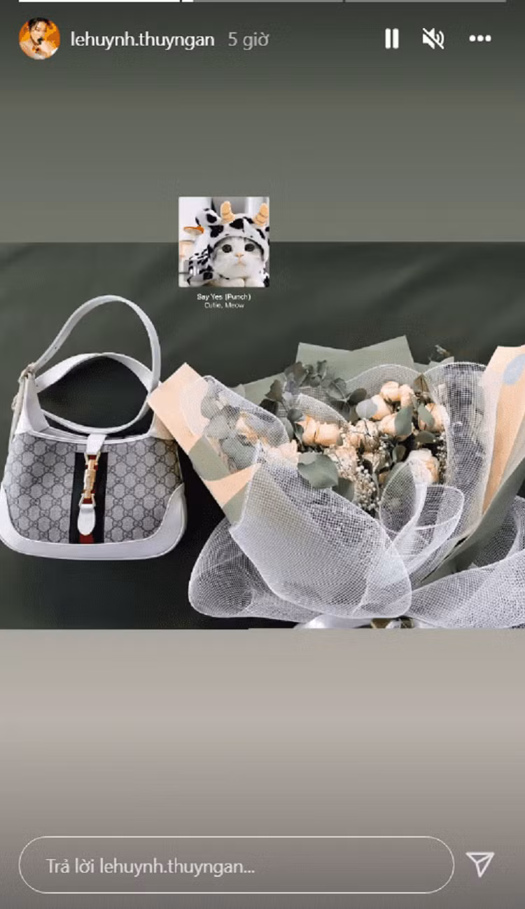 Thuy Ngan bat ngo khoe mon qua cuc xin xo tu 'nguoi ay'-Hinh-2