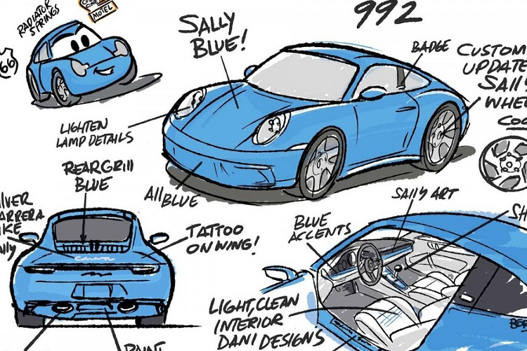 Porsche sẽ công bố thêm thông tin về chiếc Sally Carrera 911 hợp pháp đi đường phố vào cuối năm nay, bao gồm thời gian và địa điểm bán đấu giá. Nếu bạn chưa biết, “Cars” là một bộ phim hài thể thao hoạt hình máy tính của Mỹ năm 2006 do Pixar Animation Studios sản xuất và Walt Disney Pictures phát hành. Nó đã nhận được nhiều đánh giá tích cực và cũng nhận được thành công về mặt thương mại, thu về 462 triệu USD trên toàn thế giới so với kinh phí 120 triệu USD.