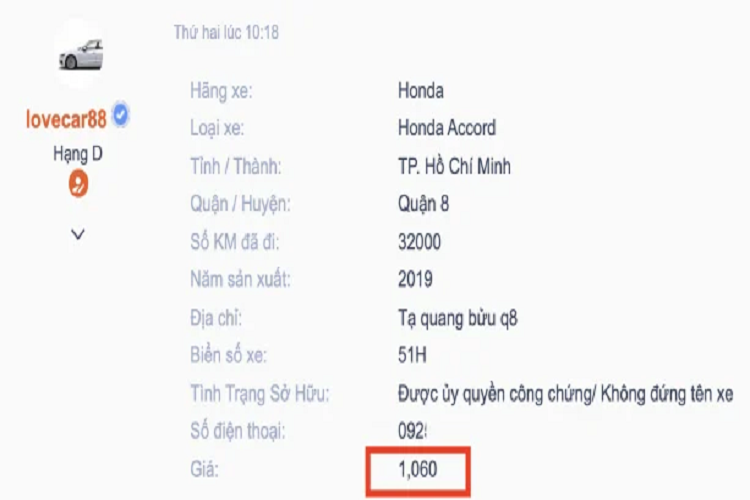 Hiện chưa rõ lý do gì khiến chủ xe “chia tay” Honda Accord, ngoài những lý do cá nhân, có lẽ chủ xe đã không mặn mà với Honda Accord hoặc họ có lựa chọn khác tốt hơn như nâng cấp lên các dòng xe sang. Dù là lý do gì đi nữa, thì chiếc Accord này vẫn là một chiếc xe có mức giá tốt dành cho những người có ý định mua Honda Accord mới tiết kiệm được một khoản chi phí lớn.