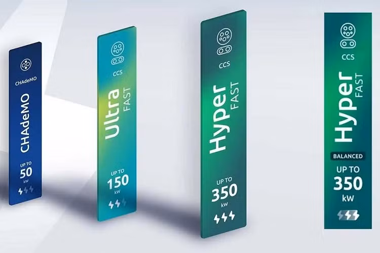 Các bộ sạc thế hệ tiếp theo của Electrify America có tính năng: - Màn hình HMI (giao diện tương tác giữa người và thiết bị) lõm vào trong và sáng hơn để giúp giảm độ chói từ ánh sáng mặt trời, giúp khách hàng dễ dàng xem hướng dẫn vận hành và tiến độ sạc, không làm khó chịu cho mắt nhìn. 