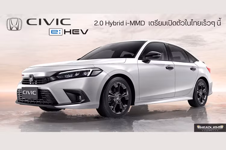 Trong sự kiện ra mắt Honda Civic Hatchback 2022 mới tại Nhật Bản vào tháng 6 năm ngoái, Honda đã thông báo rằng họ sẽ giới thiệu phiên bản hybrid của mẫu xe này trong năm nay. Mặc dù sự kiện ra mắt toàn cầu vẫn chưa được diễn ra nhưng đã có tin đồn cho rằng phiên bản xăng-điện của chiếc sedan hạng C này sắp được ra mắt tại Thái Lan.