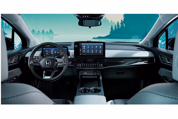 Tuy được phát triển dựa trên cơ sở gầm bệ BEV3 của tập đoàn GM giống Chevrolet Blazer EV nhưng tân binh nhà Honda sở hữu ngoại hình hoàn toàn khác biệt. Bên ngoài, mẫu SUV điện này mang trên mình phong cách thiết kế khá đặc trưng của hãng Honda. Trên đầu xe, Honda Prologue 2024 được trang bị cụm đèn pha LED thanh mảnh, tích hợp dải đèn LED định vị ban ngày nằm ngang thẳng đi kèm logo của hãng Honda.