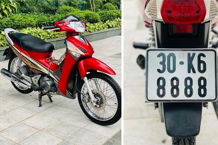 Được biết, chiếc Honda Future Neo Fi đời 2010 được giới chơi xe khá ưa chuộng nhờ kiểu dáng đẹp, khả năng vận hành bền bỉ cùng tiết kiệm xăng tốt. Ngoài ra, chiếc Future Neo Fi 2010 trong bài còn mang biển số tứ quý 8 là 30K6 - 8888, càng khiến cho xe có giá trị hơn.