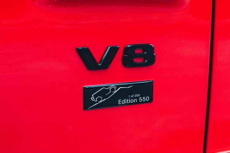 Đây cũng là điểm nhận diện rất rõ giữa G-Class Edition 550 và các bản thường.