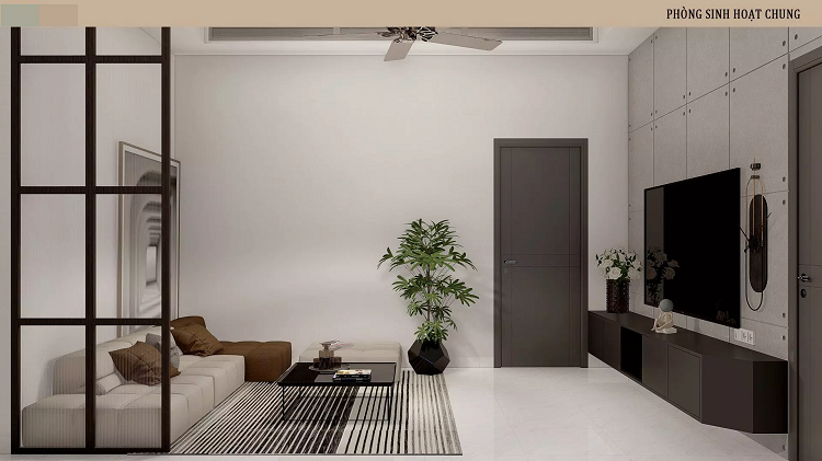 Phòng sinh hoạt chung, xem phim và trò chuyện của cả gia đình.