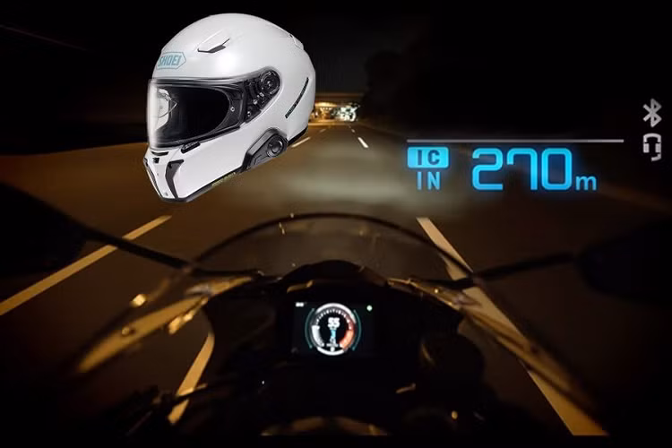 Shoei Opticson - mu bao hiem so huu cong nghe HUD gia 24 trieu dong