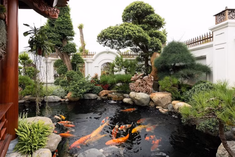 Choang ngop biet thu hoa lan “Nam Canh Trang” rong 1000m2 cua dai gia Bac Ninh-Hinh-3