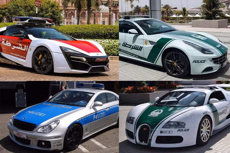 Người dân hiện đã quá quen với việc lái xe tốc độ cao trong thành phố nên sở cảnh sát đã phải trang bị những chiếc siêu xe được độ riêng để truy đuổi những chiếc xe vi phạm tốc độ cho phép. Dưới đây là danh sách những mẫu xe cảnh sát nhanh nhất được sử dụng bởi Sở cảnh sát tại các thành phố có tỷ lệ người vi phạm tốc độ cao.