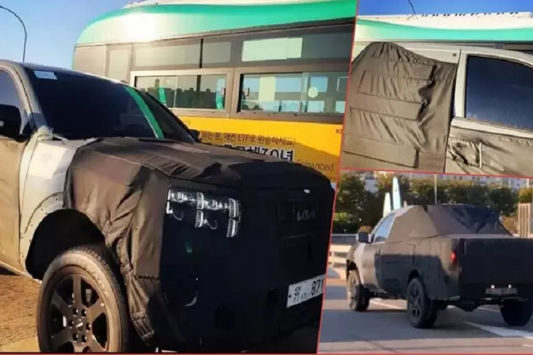 Kia chưa công bố tên gọi của mẫu bán tải Kia tương lai nhưng tên mã phát triển của nó sẽ là TK. Những bản chạy thử của dòng bán tải này cũng lần lượt xuất hiện trên đường phố, hé lộ chút đường nét thiết kế xe.