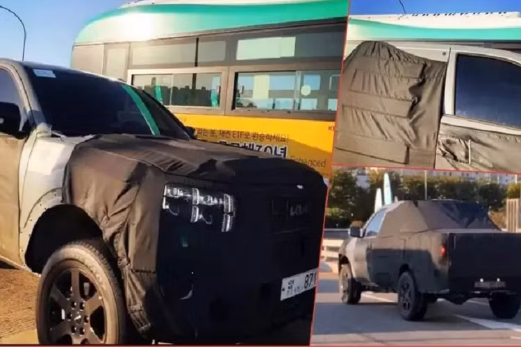 Kia chưa công bố tên gọi của mẫu bán tải Kia tương lai nhưng tên mã phát triển của nó sẽ là TK. Những bản chạy thử của dòng bán tải này cũng lần lượt xuất hiện trên đường phố, hé lộ chút đường nét thiết kế xe.