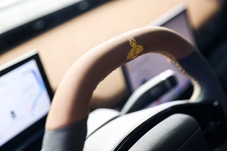 Ở mặt táp-lô và tapi cửa đều có sọc Gucci Vintage Web màu xanh lá và đỏ đặc trưng của thương hiệu thời trang Ý. Ngoài ra, trên tappi cửa còn có họa tiết monogram Gucci. Trong khi đó, thiết kế ngoại thất và các trang bị của Chery Unbounded Pro Gucci đều không khác gì bản thường. Bên ngoài, mẫu xe này được tạo hình theo phong cách tròn trịa và nhỏ gọn.