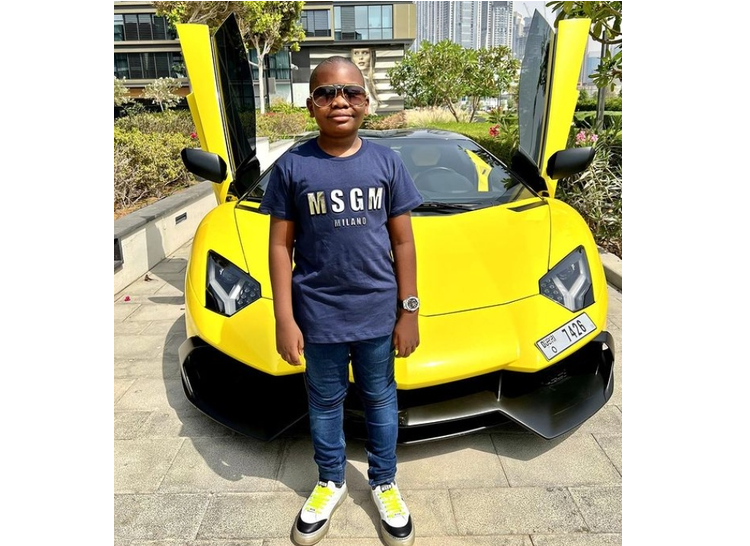 Cậu bé còn có nhiều chiếc xe đắt đỏ khác nữa và mới đây nhất bộ sưu tập xe hơi của tỷ phú trẻ nhất thế giới đã được mở rộng thêm với chiếc siêu xe Lamborghini Aventador màu vàng trị giá 367.000 USD, đây cũng là món quà mà người bố giàu có của cậu tặng nhân dịp sinh nhật.