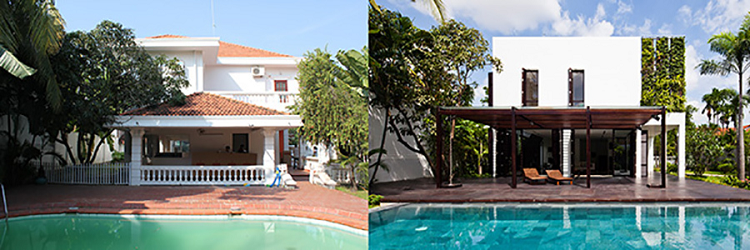 Biet thu hien dai 2 tang nhu resort o ‘khu nha giau’ TP.HCM