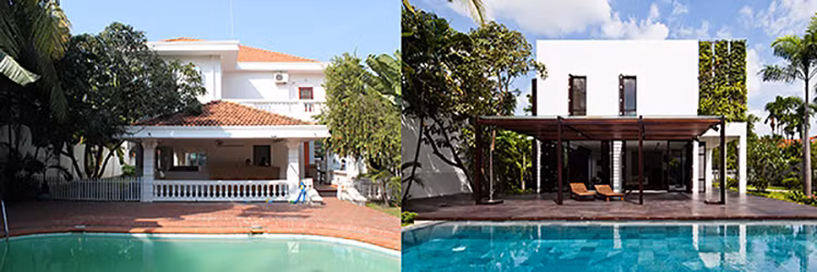 Biệt thự hiện đại 2 tầng như resort ở ‘khu nhà giàu’ TP.HCM Biet thu hien dai 2 tang nhu resort o ‘khu nha giau’ TP.HCM