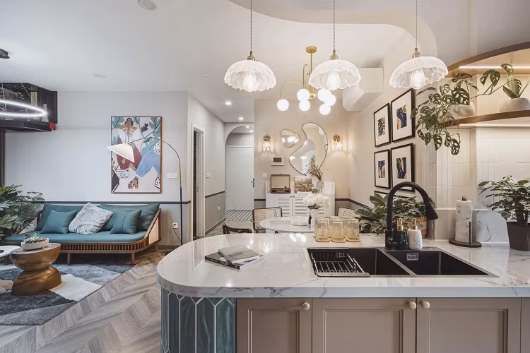 Nha chung cu 2,1 ty dong, decor het 350 trieu dong-Hinh-2