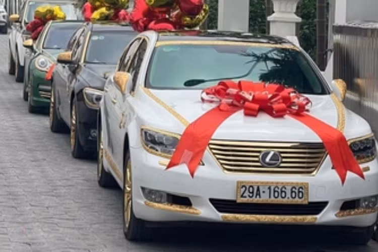 Chia sẻ về sở thích này, chủ nhân bộ sưu tập xe độc lạ cho biết, ông có đam mê số đẹp và yêu thích vàng chứ không phải yếu tố tâm linh nào. Tuy nhiên, do chủ xe sinh năm Tỵ, nên trên các xe ông đều mạ vàng một con rắn ở thân.