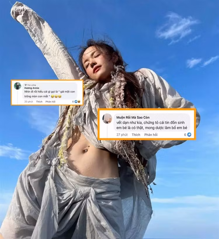 Phuong Ly bi soi ran da bung, netizen dao lai on ao 19 tuoi sinh con-Hinh-9