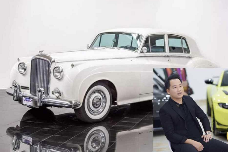 Trên trang cá nhân của mình, đại gia siêu xe Hoàng Kim Khánh đã đăng tải bài viết chào mừng chiếc Bentley S2 hơn 60 năm tuổi, hàng hiếm đã gia nhập bộ sưu tập xe cực khủng của anh.