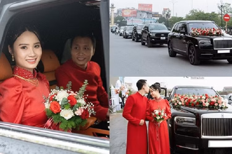 Ngày 13/11 vừa qua, trên mạng xã hội gây xôn xao khi chia sẻ hình ảnh đoàn xe hoa với chiếc Rolls-Royce Cullinan hơn 40 tỷ ở Hưng Yên kèm trạng thái "Hưng Yên quê tôi đám cưới "giản dị lắm" đã khiến cộng đồng mạng không khỏi phì cưới trước sự hài hước của 1 trang page tại đây.