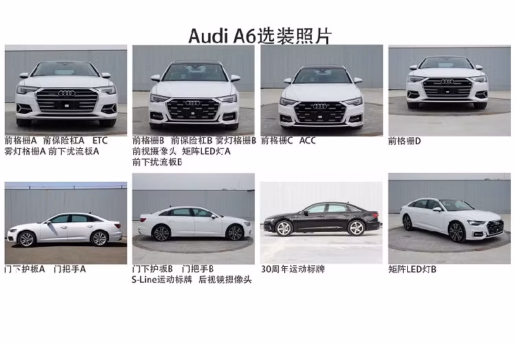 Giống như những trường hợp trước đây, hình ảnh của Audi A6 L 2023 mới cũng vừa bất ngờ xuất hiện trên website của Bộ Công nghiệp và Công nghệ Thông tin Trung Quốc. Những hình ảnh này phần nào cho công chúng biết được một số thay đổi về thiết kế của phiên bản nâng cấp giữa vòng đời Audi A6 sắp ra mắt tại châu Âu và Bắc Mỹ.