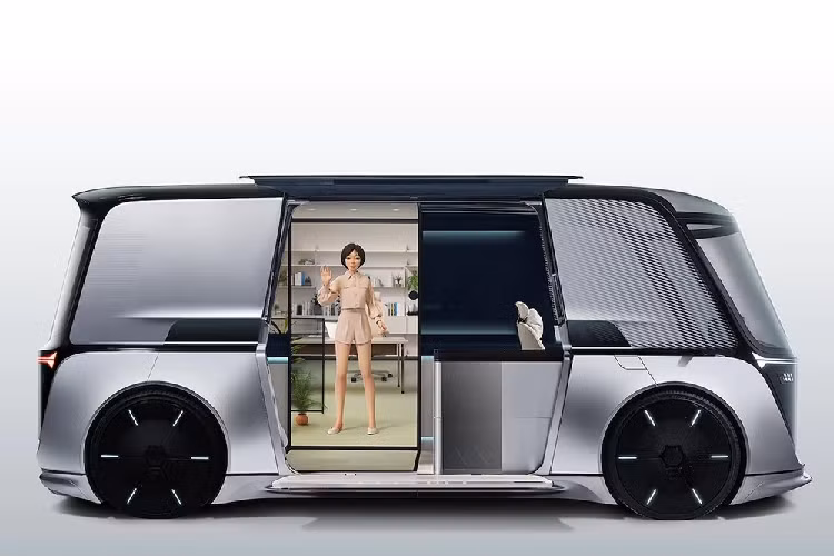 Hang dien tu LG bat ngo he lo minivan Vision Omnipod chay dien