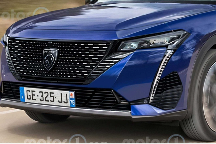 Tất nhiên, 4008 sẽ sở hữu phần đầu đi theo ngôn ngữ thiết kế đặc trưng hiện nay của Peugeot, với cặp đèn LED trông như 2 chiếc răng nanh ở 2 bên.