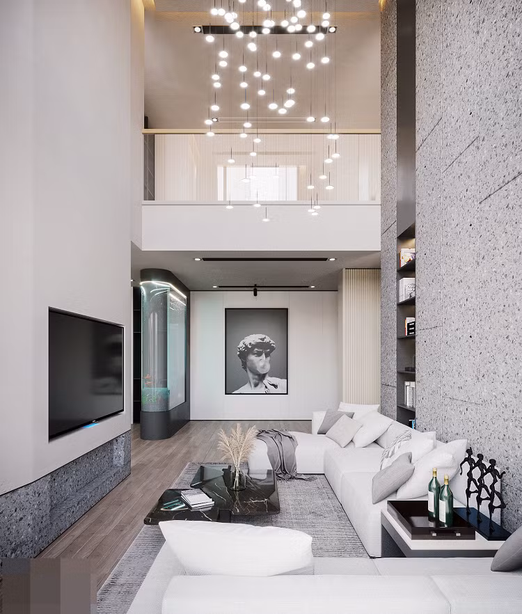 Sieu can ho hon 300m2 o Ha Noi, noi that don gian den kho tin-Hinh-2