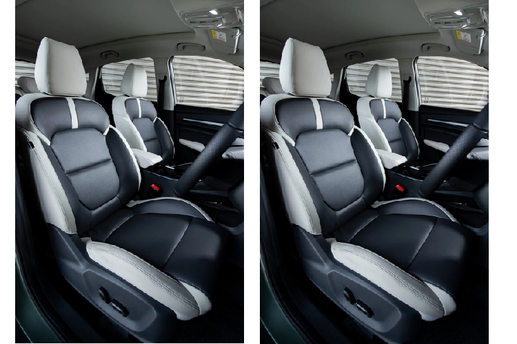 MG VS mang ngôn ngữ thiết kế SUV đặc trưng của hãng với lưới tản nhiệt cỡ lớn có thiết kế mờ dần, cụm đèn pha vuông vắn và mui xe sơn đen tạo sự tương phản với phần thân.