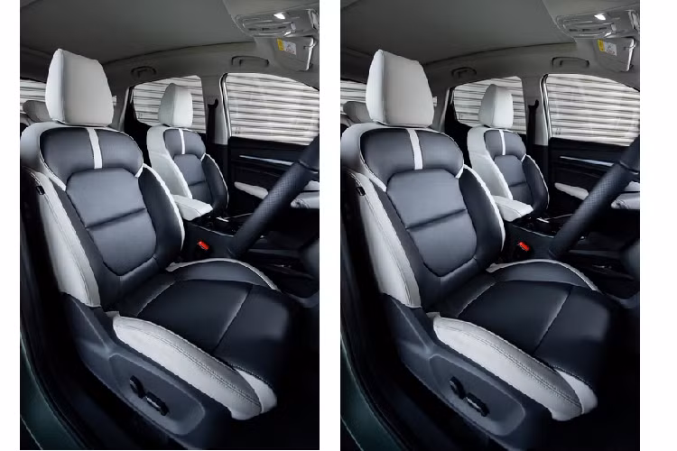 MG VS mang ngôn ngữ thiết kế SUV đặc trưng của hãng với lưới tản nhiệt cỡ lớn có thiết kế mờ dần, cụm đèn pha vuông vắn và mui xe sơn đen tạo sự tương phản với phần thân.