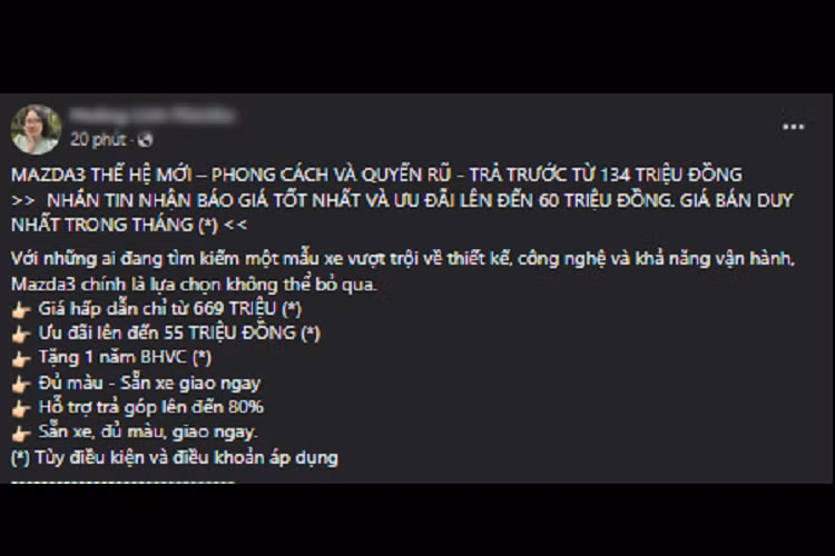 Trong tháng vừa qua, Mazda3 là mẫu xe bán chạy nhất phân khúc hạng C với 893 xe bán ra, vượt qua đổi thủ Kia K3. Bên cạnh đó, việc tung ưu đãi cũng giúp hãng giảm lượng tồn kho, chủ động hơn trong việc sản xuất dịp cuối năm. Và cũng không loại trừ khả năng Mazda 3 sẽ có phiên bản nâng cấp mới tại Việt Nam vào năm sau.