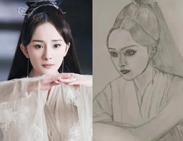 Nhân vật Tiểu Yến Tử nhưng là trong một bộ phim "kinh dị" nào đó ở Tử Cấm Thành. Nữ diễn viên Triệu Vy mà biết chủ nhân của bức vẽ này thì sẽ hờn trách mất thôi 