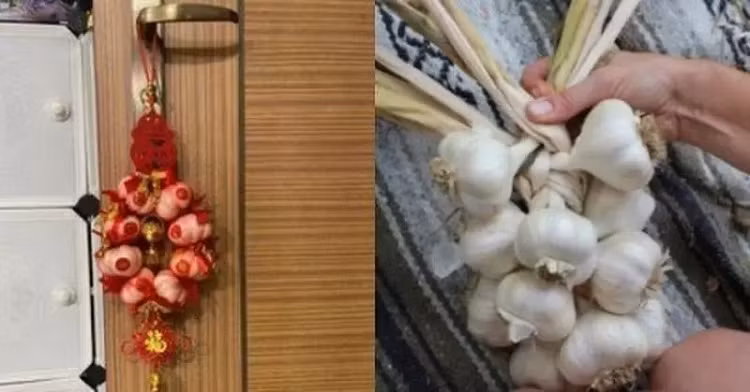 Bên cạnh đó, bạn có thể giã 81 tép tỏi và đầu hành rồi cho vào túi vải mỏng và mang theo bên mình. Có nhiều người tin rằng cách này có thể xua đuổi tà khí và ngăn cản chúng lại gần bạn. 