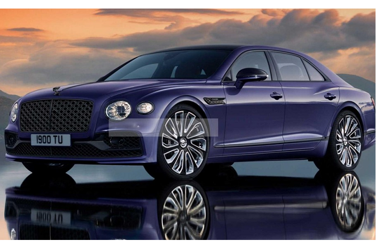 Với sắc tím Tanzanite Purple, nhiều khách hàng sẽ lựa chọn các chi tiết ốp crôm ngoại thất thật nhiều để tạo sự lấp lánh nhưng giờ đây, với gói Mulliner Blackline, xu hướng chơi xe Bentley Flying Spur 2023 có thể là màu tối.