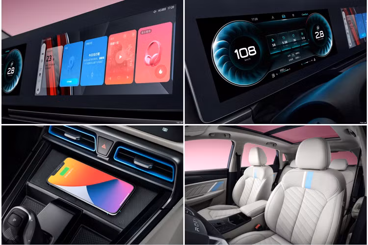 Những tiện nghi khác có trên mẫu SUV mới gồm hệ thống sạc không dây chuẩn Qi, dàn âm thanh của Yamaha