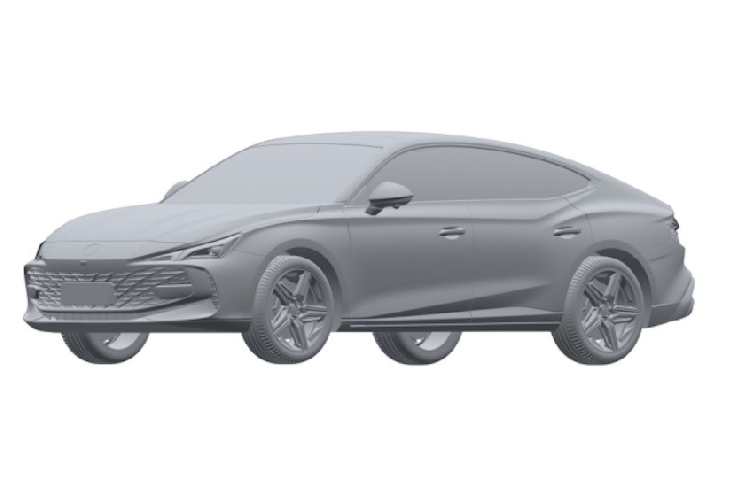 Qua những hình ảnh rò rỉ từ tài liệu đăng ký bảo hộ kiểu dáng công nghiệp và trên đường thử, có thể thấy mẫu xe sedan MG6 Pro 2023 sở hữu thiết kế khác biệt đáng kể so với phiên bản cũ. Đồng thời, mẫu sedan hạng C có kích thước lớn hơn MG5 này cũng mang trên mình ngoại hình thể thao hơn nhằm thu hút giới trẻ.