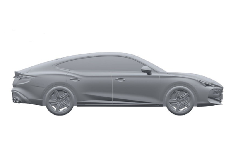 Ở đầu xe, MG6 Pro 2023 nâng cấp được trang bị cụm đèn pha hình tam giác sắc sảo và có kích thước khá hẹp. Bên dưới đèn pha là lưới tản nhiệt cỡ lớn, được bao quanh bằng nẹp hình chữ "C". Bên cạnh đó là khe gió nằm dọc ở hai góc đầu xe. Chưa hết, MG6 Pro 2023 còn sở hữu thiết kế fastback mượt mà với nóc dốc về phía sau. Thêm vào đó là 2 đường vai xe nổi bật và bộ vành hợp kim 5 chấu hình ngôi sao.