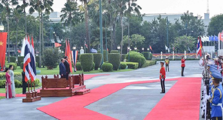 Thu tuong Thai Lan chu tri le don Chu tich nuoc Nguyen Xuan Phuc va phu nhan-Hinh-5