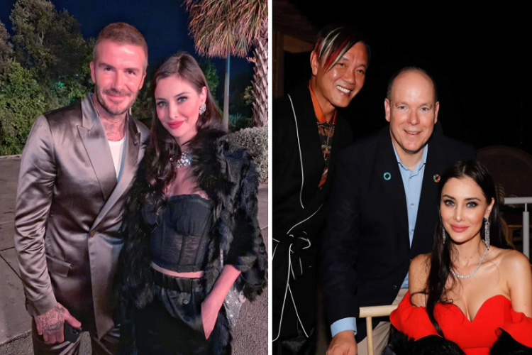 Hung không chỉ kết bạn với các nhà thiết kế từ Christian Louboutin đến Domenico Dolce mà cô còn có mối quan hệ thân thiết với đồng hương Mexico Salma Hayek. Tại sự kiện của Dior ở Miami (Mỹ), Hung chụp ảnh cùng huyền thoại bóng đá người Anh David Beckham. Cô cũng từng gặp gỡ Hoàng tử Albert II của Monaco. 