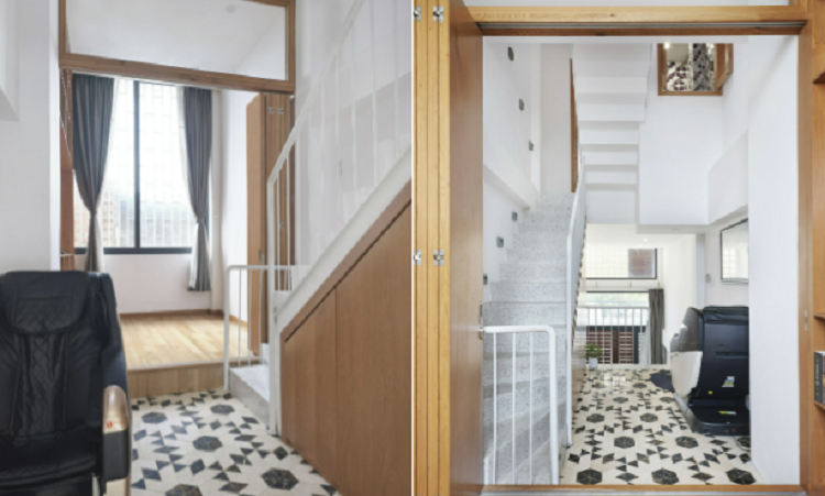 Ngôi nhà có mặt tiền chỉ rộng 3m nhưng vẫn đủ công năng - Hình 8 Ngoi nha co mat tien chi rong 3m nhung van du cong nang-Hinh-8